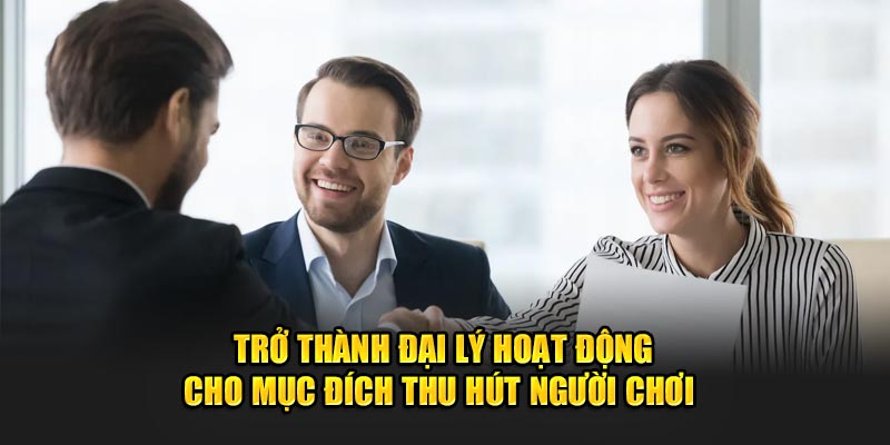 Trở thành đại lý hoạt động cho mục đích thu hút người chơi 